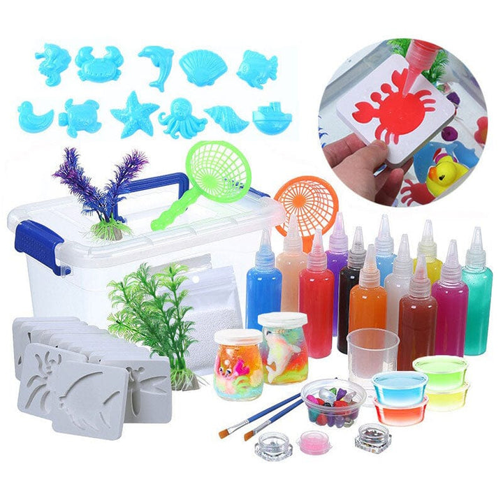 Sensorisches Gel-Fidget-Spielzeug Set | Squishy Stressball &amp; Fidget Toy für Entspannung und Fokus | Weiches Quetschgefühl | Für Kinder &amp; Erwachsene