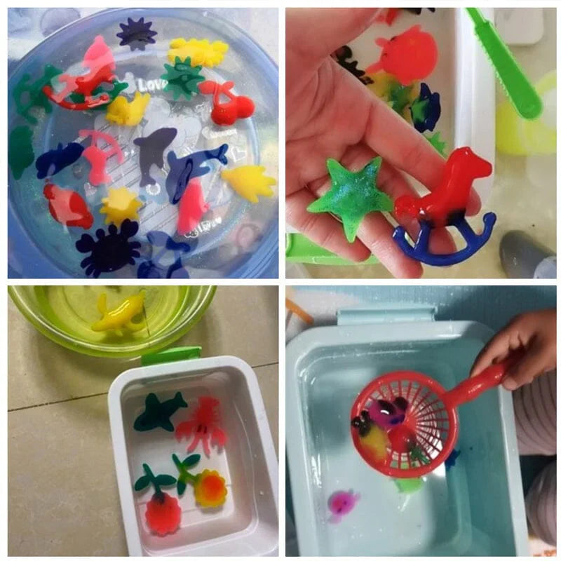 Sensorisches Gel-Fidget-Spielzeug Set | Squishy Stressball &amp; Fidget Toy für Entspannung und Fokus | Weiches Quetschgefühl | Für Kinder &amp; Erwachsene