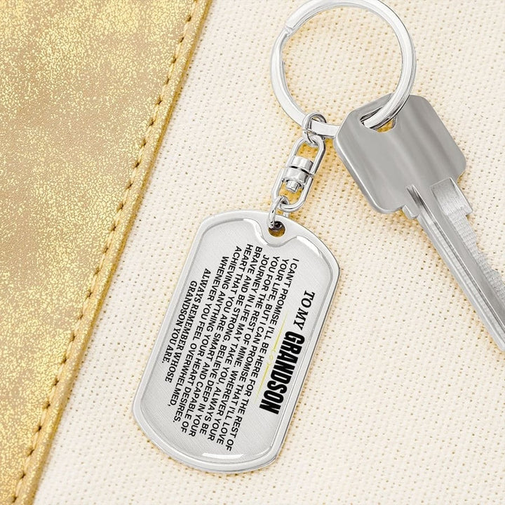 BraveBond – Porte-clés unique pour petit-fils estimé