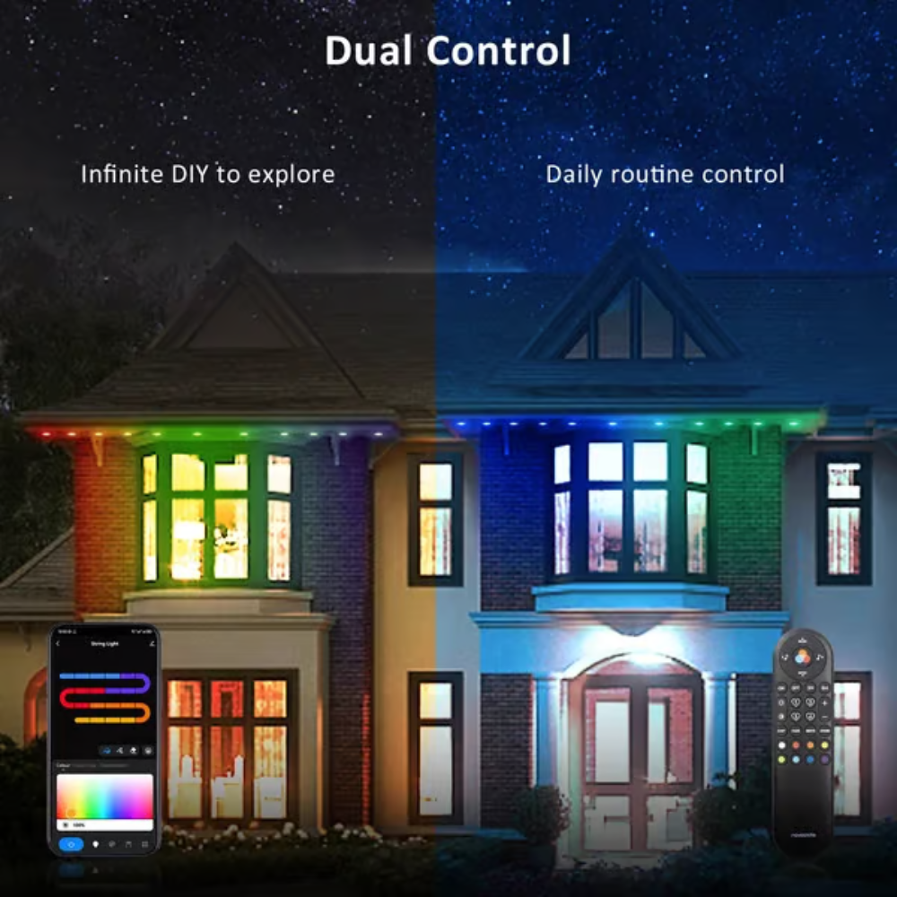 EverGlow – Smarte Regenbogen-LED-Außenbeleuchtung