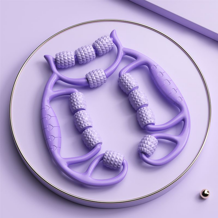 Beinmassage Roller Set 2er-Pack | Körpermassage für Beine, Arme &amp; Gesäß | Ergonomische Faszienroller mit Anti-Rutsch-Griff