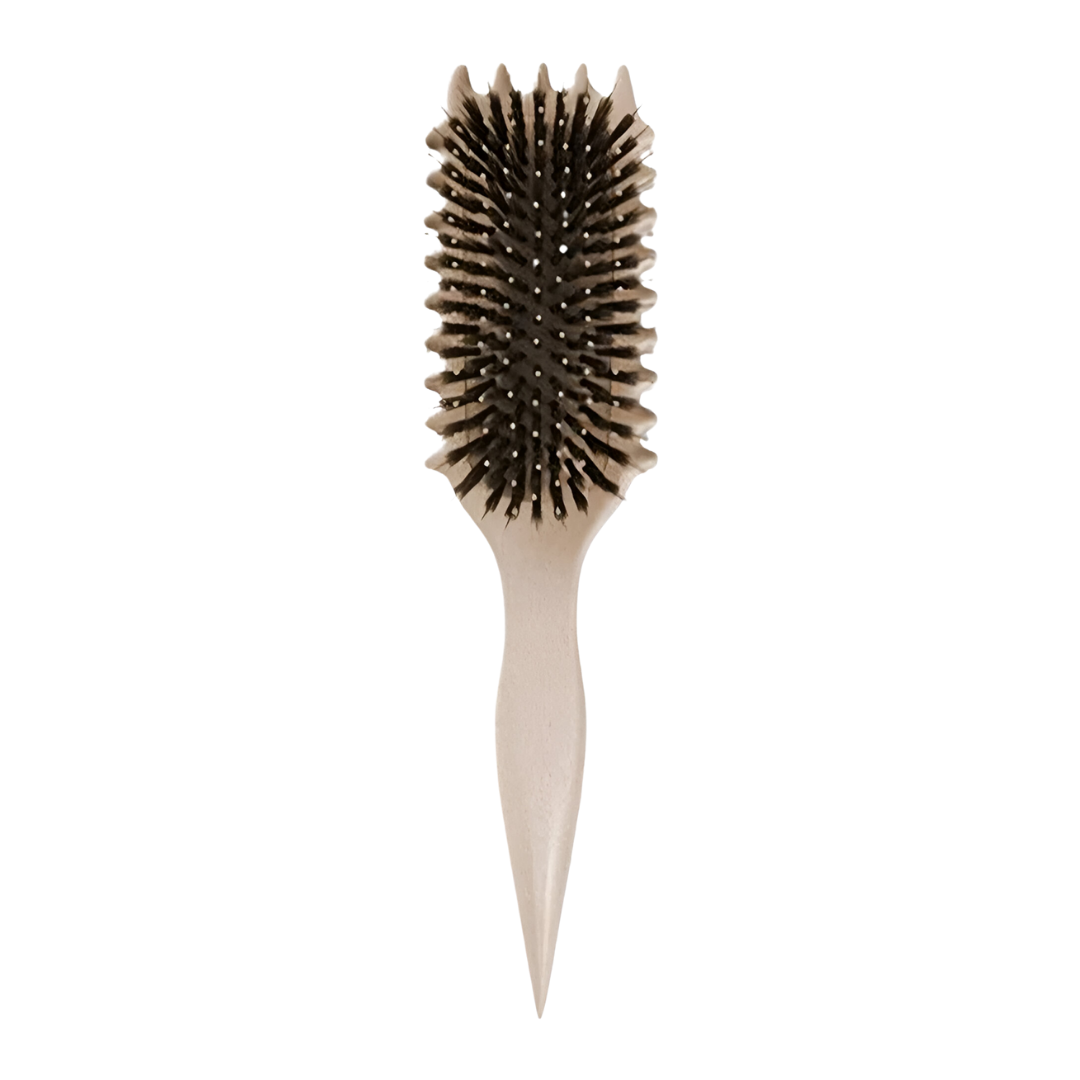 Stylingbürste für definierte Locken &amp; Wellen | Vegane „Wildschwein“-Borsten | Präzise Kontrolle, sanft zu Haar | Für Curl-Definition zuhause