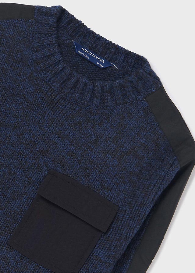 Jungen Pullover mit Baumwollanteil | Bequemer Kinderpullover aus weicher Stoffqualität für Alltag, Schule und Freizeit