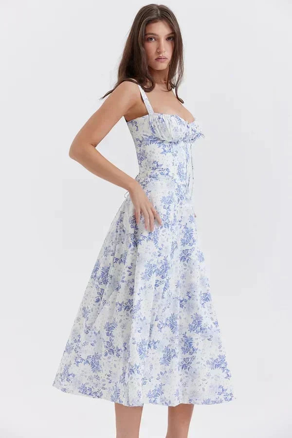 Damen Korsettkleid Elegant &amp; Figurbetont | Sommerkleid mit Femininer Silhouette | Für Partys, Hochzeiten &amp; Besondere Anlässe
