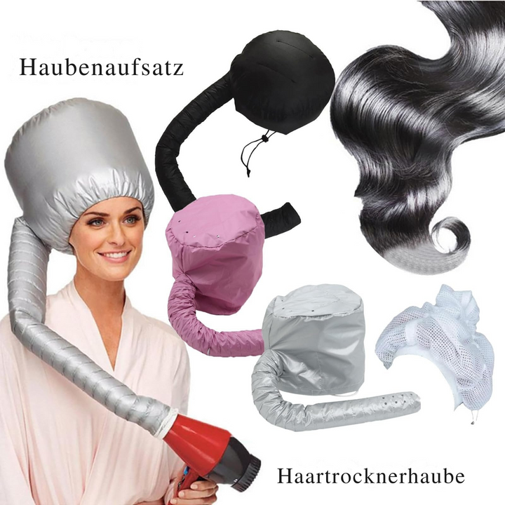 Locken-Föhnhut zum Luftwickeln | Hände frei &amp; gleichmäßige Wärme | Schneller trocknen &amp; Locken stylen unterwegs