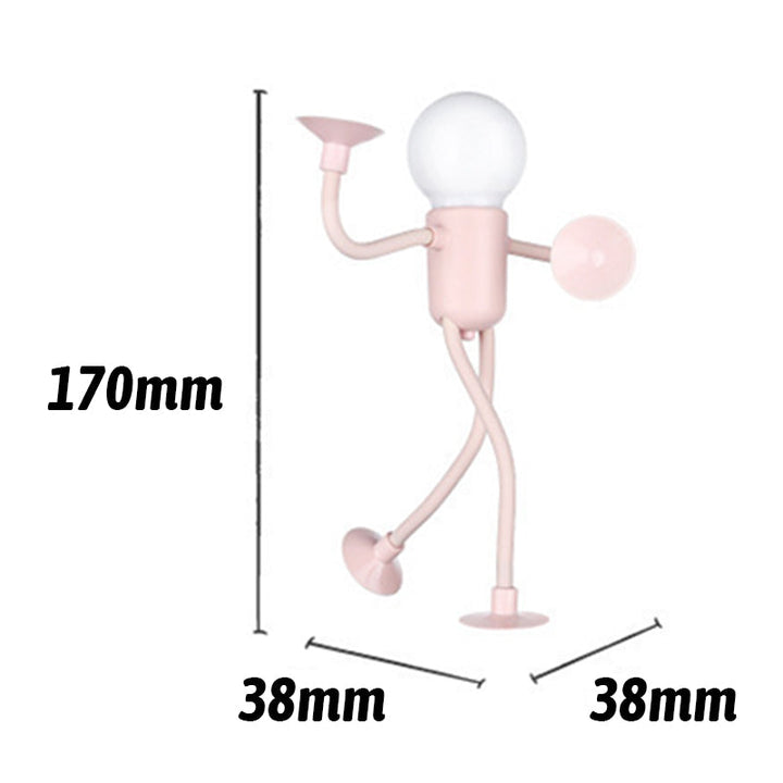 LED night light BeamLight athlete figure | Adjustable &amp; creative poses | Warm white, energy-efficient | USB/plug operation, approx. 25 cm