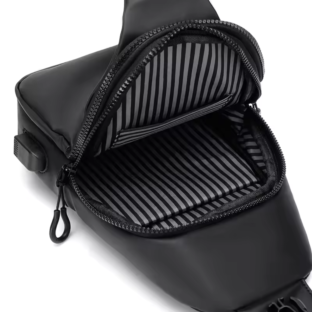 Anti-Diebstahl Crossbody Tasche | Wasserabweisende Reisetasche mit versteckten Reißverschlüssen | 6+ Fächer für Handy &amp; Reisepass