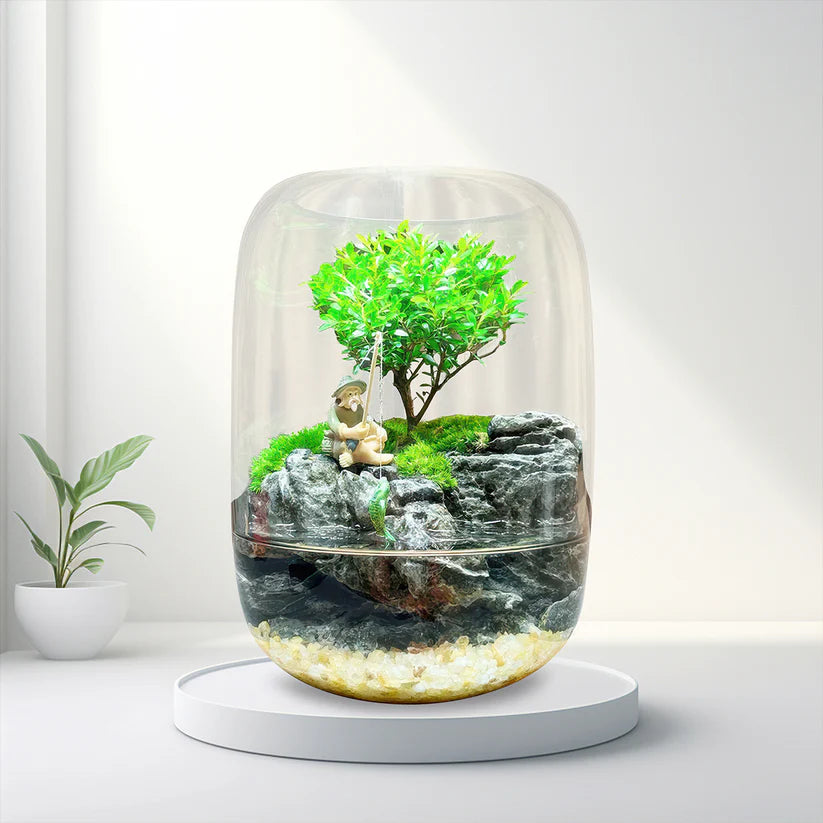 LushVista - Diorama paesaggio di muschio