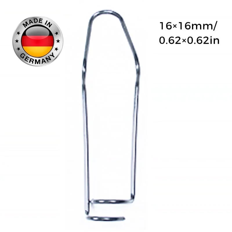 Zaun- &amp; Rohrverbinder Clips aus verzinktem Eisen | Für Gewächshaus, Zaun, Rankhilfe &amp; Spalier | Korrosionsschutz | 11/16/20 mm
