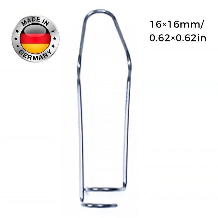 Zaun- &amp; Rohrverbinder Clips aus verzinktem Eisen | Für Gewächshaus, Zaun, Rankhilfe &amp; Spalier | Korrosionsschutz | 11/16/20 mm