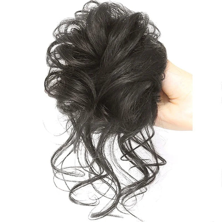 Dutt-Haarteil | Zum Anclippen für mehr Volumen, natürlicher Messy-Bun-Look und sicheren Halt