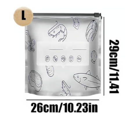 FreshKeep – Sacs de rangement réutilisables en feuille d&