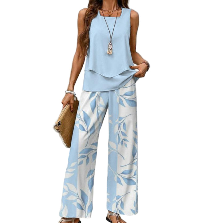 Damen Sommerset zweiteilig | Bequemes Outfit für Strand, Stadt und Urlaub | Leichter Sommerlook