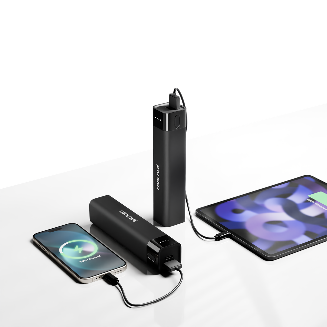 Mini-Powerbank 5000 mAh – Coolnut 18-W-Schnelllade-Powerbank für unterwegs