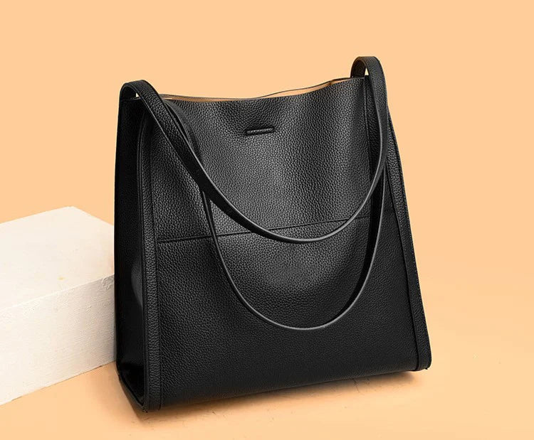 Damen Handtasche | Elegantes Zeitloses Design | Mehrere Fächer | Verstellbarer Trageriemen