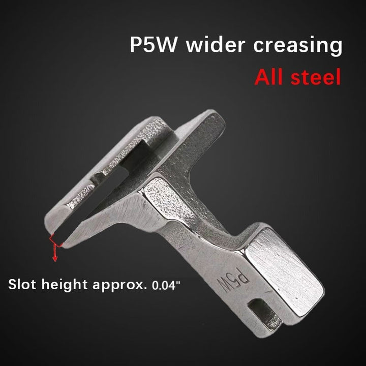 Piping presser foot for sewing machine | For clean edges with cord &amp; piping tape | Precise guidance, even seam | For decoration &amp; clothing