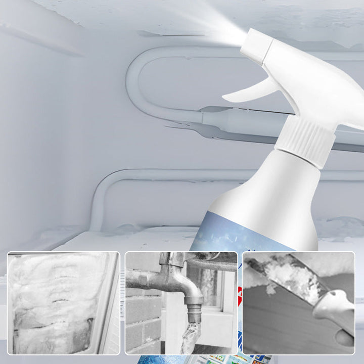 Abtau-Spray 118 ml gegen Eis &amp; Frost | Schnelles Enteisen für Kühlschrank, Gefrierschrank &amp; Autoscheiben | Bis -30 °C