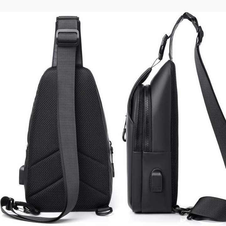 Anti-Diebstahl Crossbody Tasche | Wasserabweisende Reisetasche mit versteckten Reißverschlüssen | 6+ Fächer für Handy &amp; Reisepass