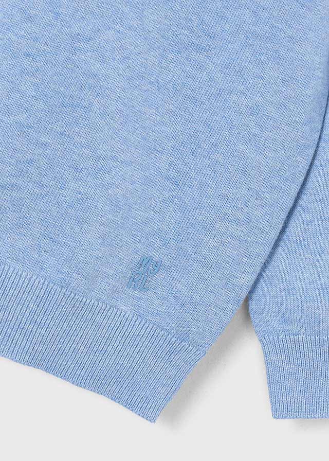 Jungen Strickpullover mit Rundhals | Klassischer Kinderpullover mit gerippten Abschlüssen für Alltag und Freizeit