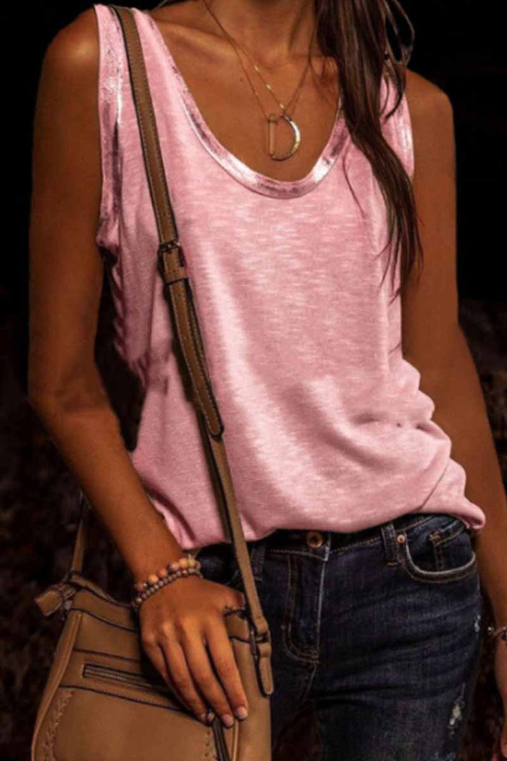 Gabriela | Casual U-neck Tops