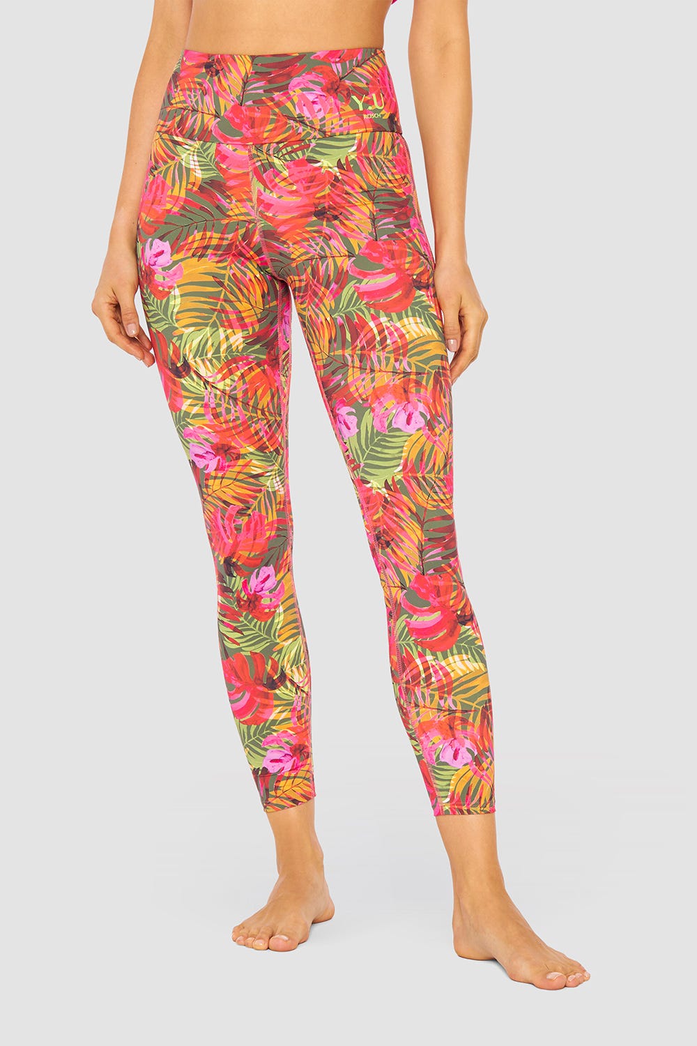 Yoga-Leggings Damen | Blickdichte Sportleggings mit hohem Bund