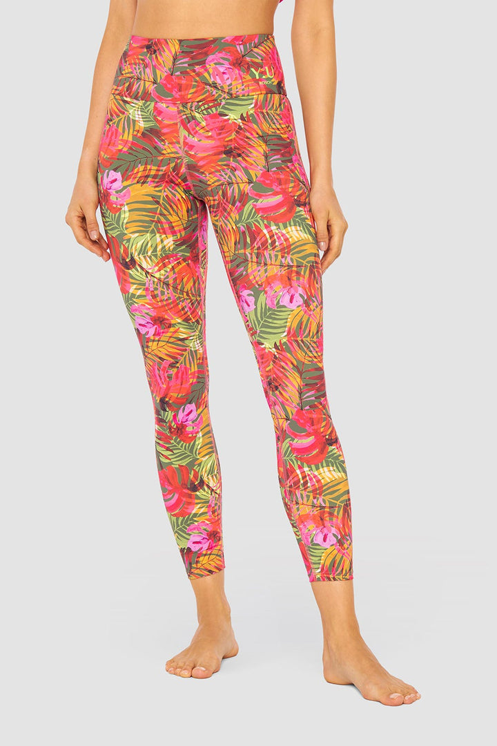 Yoga-Leggings Damen | Blickdichte Sportleggings mit hohem Bund