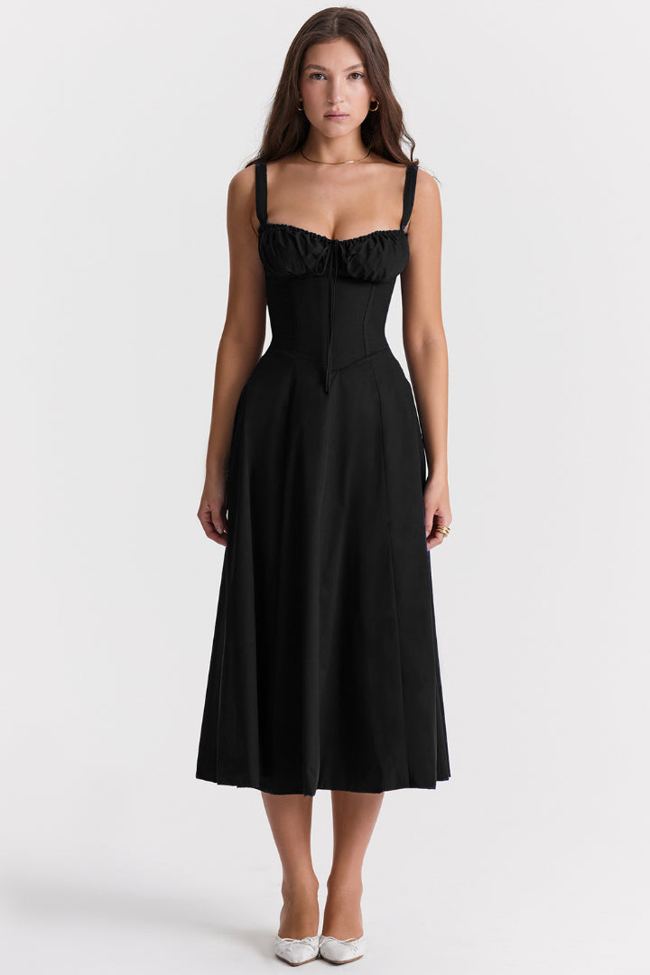 Damen Korsettkleid Elegant &amp; Figurbetont | Sommerkleid mit Femininer Silhouette | Für Partys, Hochzeiten &amp; Besondere Anlässe