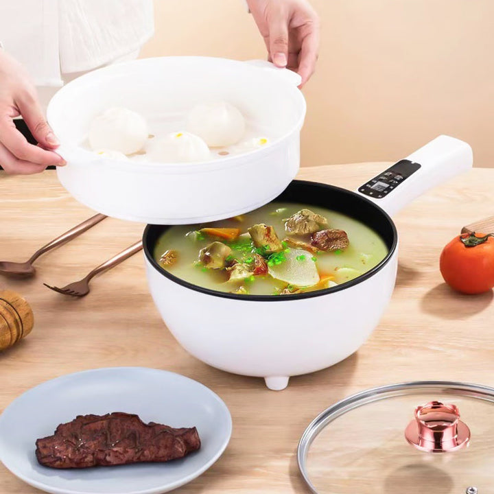 Electric multi-cooker 3–4 L | Roasting, braising, steaming &amp; cooking | Non-stick, timer 1–12 h | Compact with keep warm function