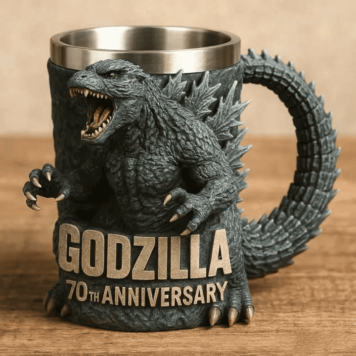 Monster-themed 3D mug