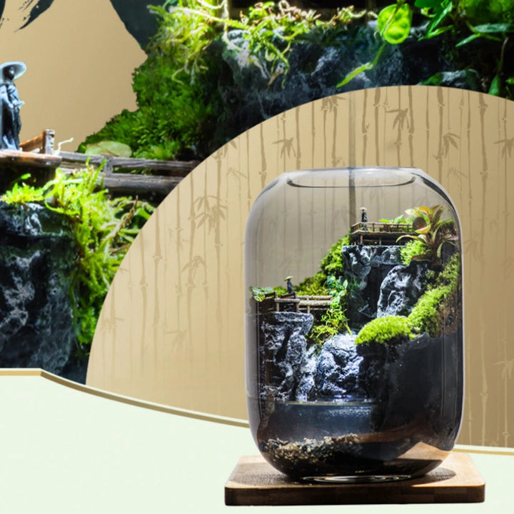 LushVista - Diorama paesaggio di muschio