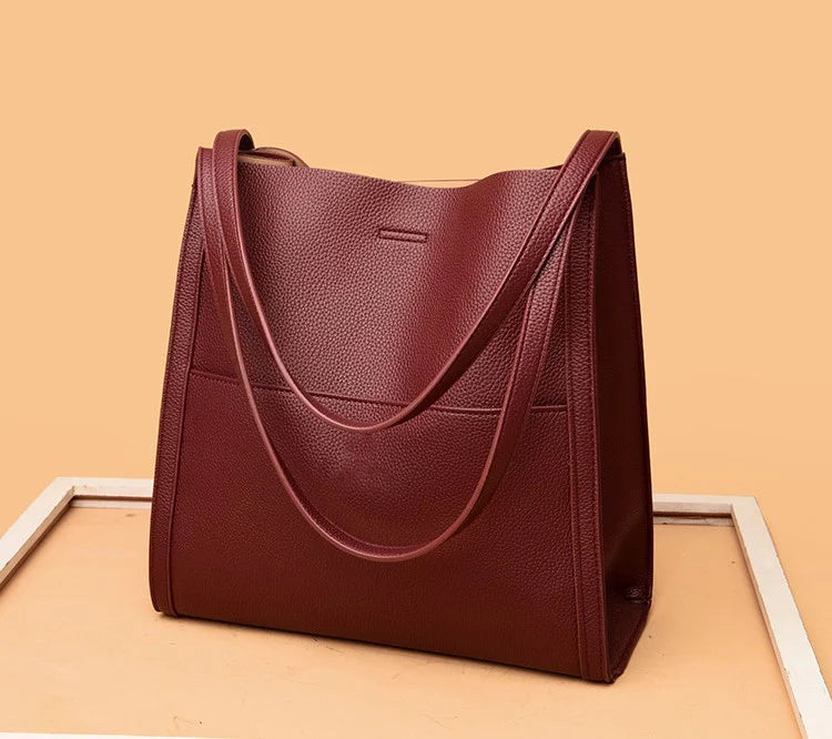 Damen Handtasche | Elegantes Zeitloses Design | Mehrere Fächer | Verstellbarer Trageriemen