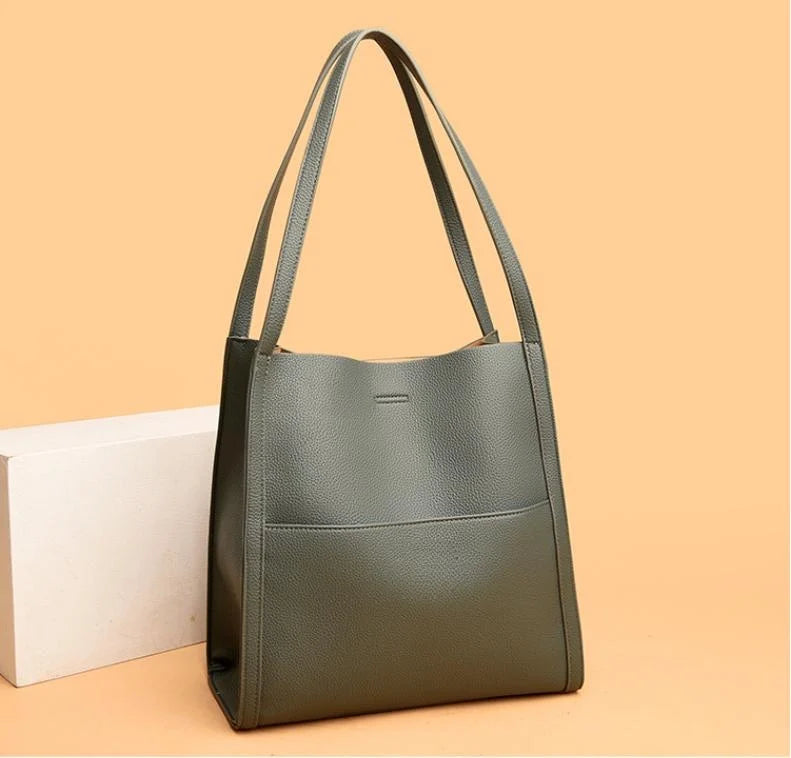 Damen Handtasche | Elegantes Zeitloses Design | Mehrere Fächer | Verstellbarer Trageriemen