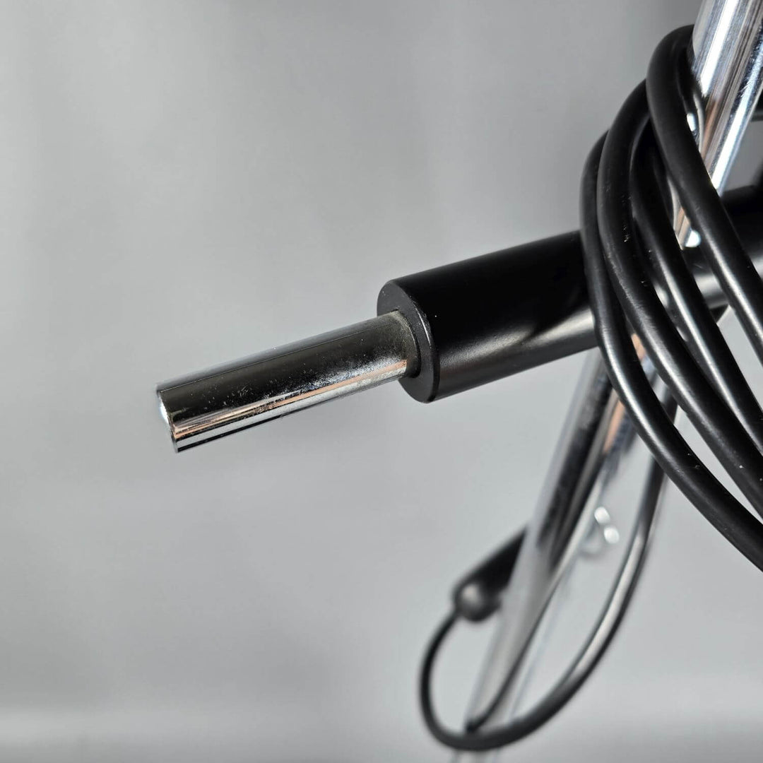 Tischlampe 70 cm | Höhenverstellbare Schreibtischlampe aus Metall mit schwenkbarem Lampenschirm