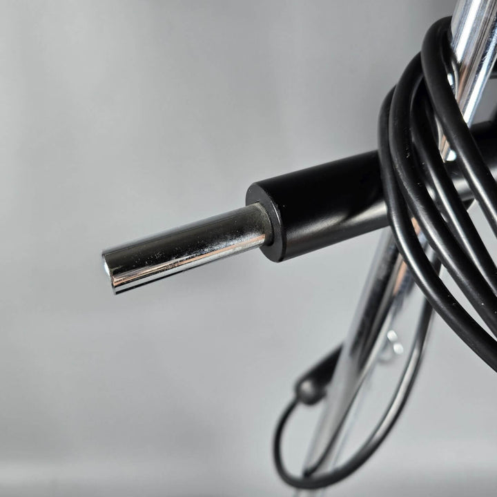 Tischlampe 70 cm | Höhenverstellbare Schreibtischlampe aus Metall mit schwenkbarem Lampenschirm