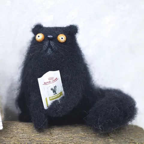 🎁Gyapjúfilc társak – különc kézzel készített kísérők🐱
