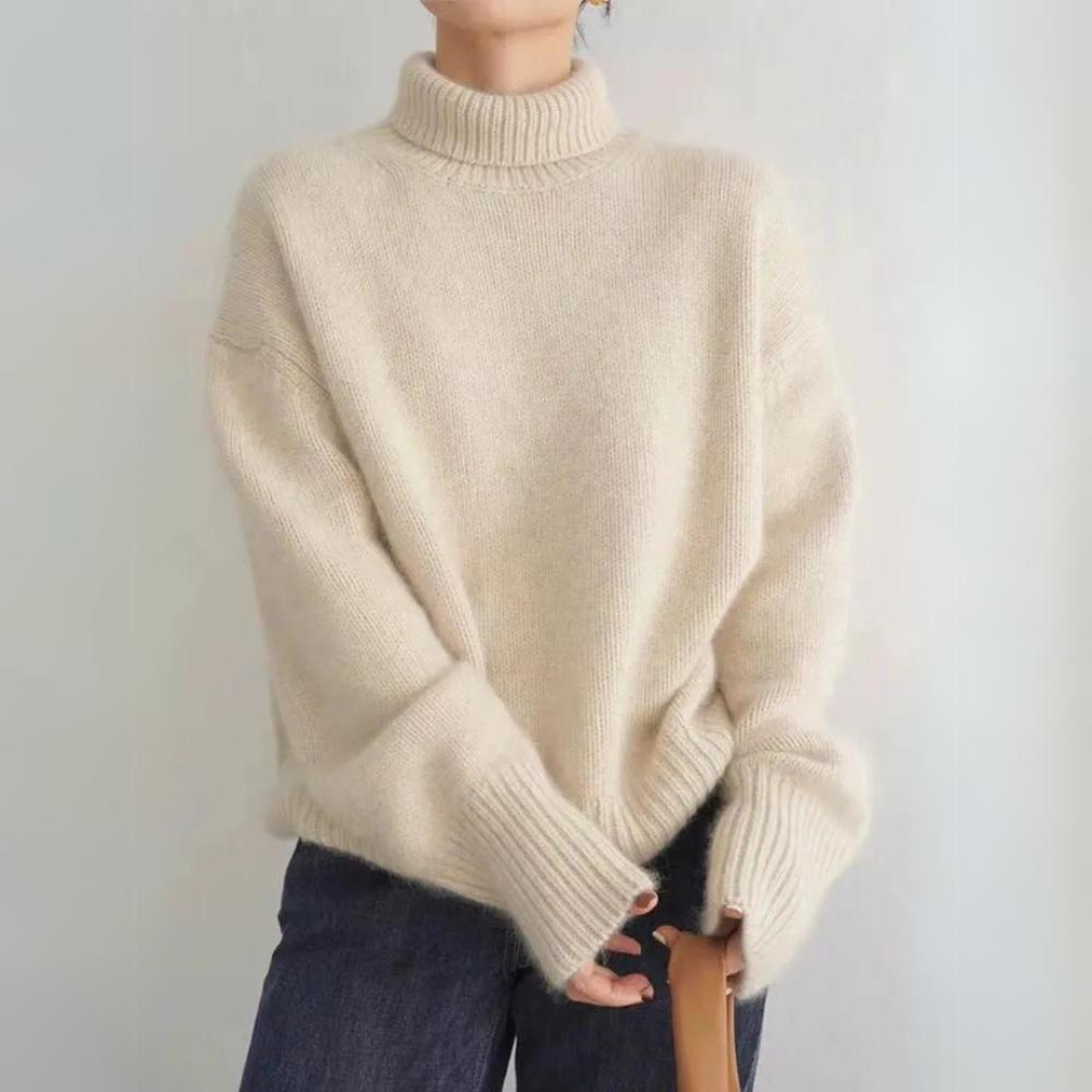 Karley | Pull à col roulé doux en tricot
