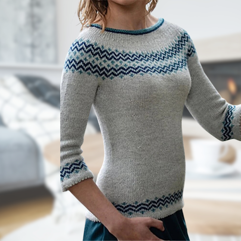 Alia | Damenpullover mit klassischem Rundhals