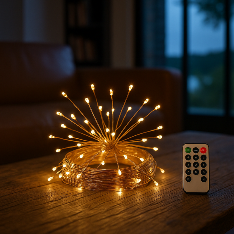 FlexiGlow | Guirlandes LED en fil de cuivre – Transformez chaque pièce avec magie ✨