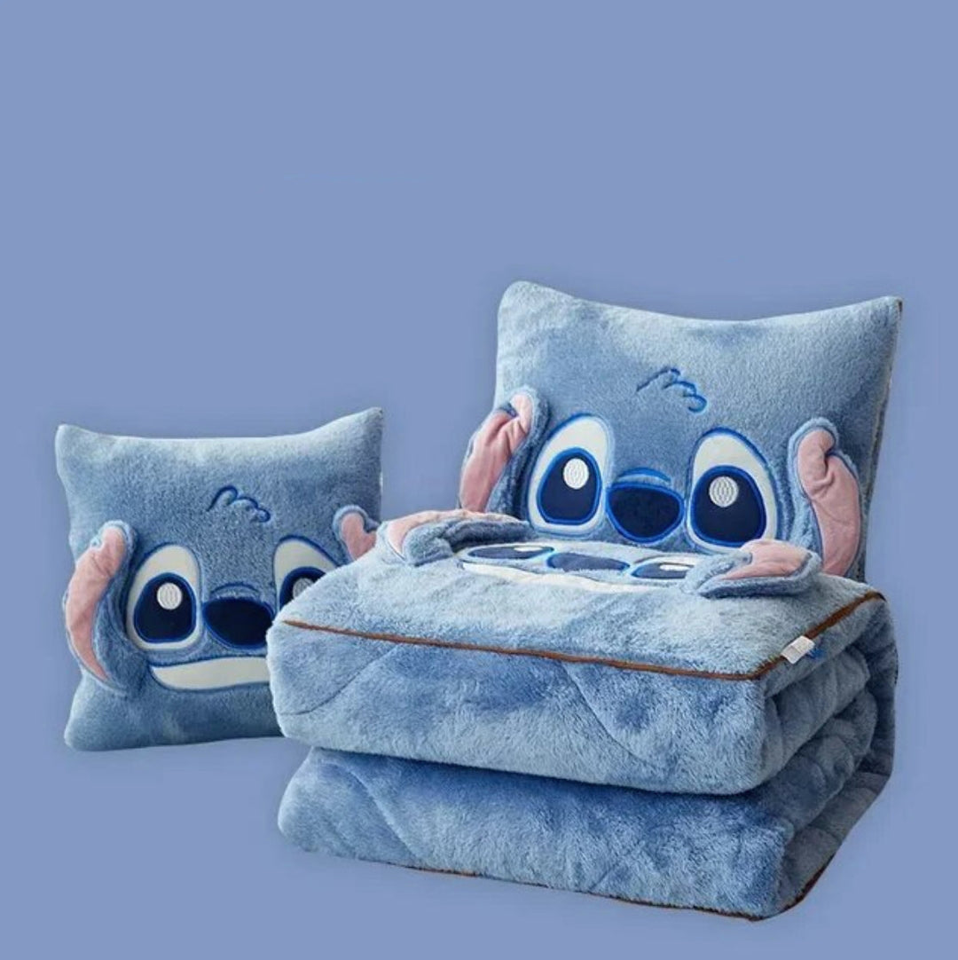 2-in-1 plush pillow-blanket | Usable as pillow, unfolds into blanket | Ultra-soft &amp; warm | Sizes: 90×190 to 200×200