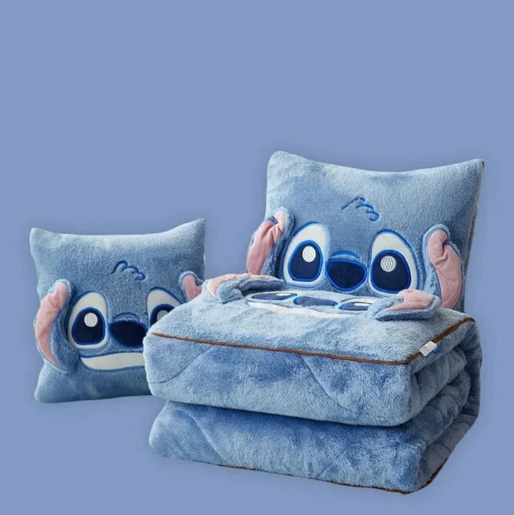 2-in-1 plush pillow-blanket | Usable as pillow, unfolds into blanket | Ultra-soft &amp; warm | Sizes: 90×190 to 200×200