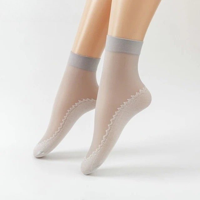 5+5 Gratis | Damen Anti-Rutsch Socken | Atmungsaktiv &amp; Verstärkte Zehen | Unsichtbare No-Show Passform für Sommer