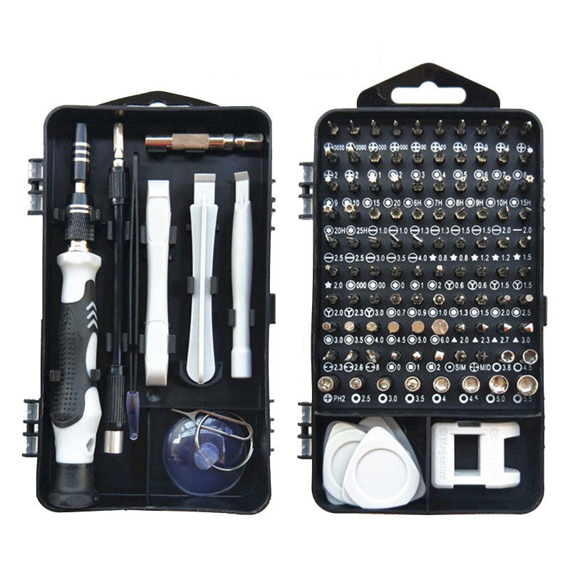 Präzisions-Schraubendreher Set | 115-in-1 mit 98 magnetischen Bits für Handy, Laptop und Feinmechanik