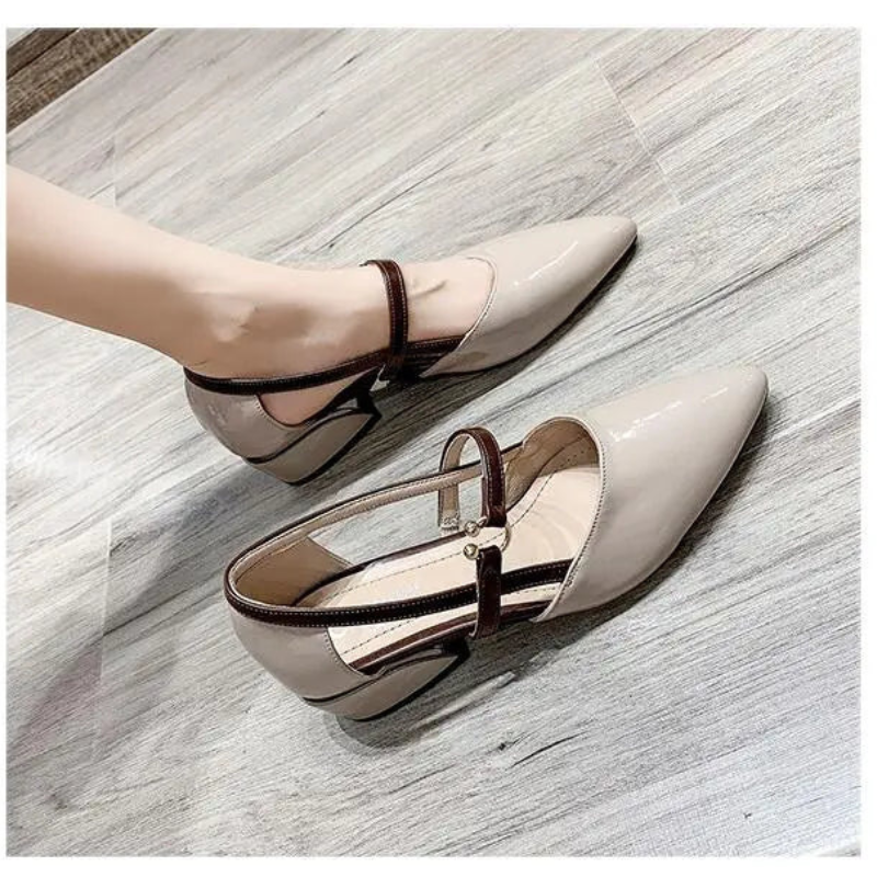 Damen Slingback Pumps spitz mit 3,5 cm Absatz | Eleganter Look, alltagstauglich &amp; bequem | Dämpfende Sohle | Sommer &amp; Events