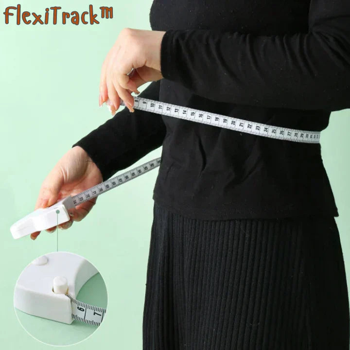 Körpermaßband automatisch einziehbar | Flexibles Maßband 150 cm mit Zentimeter &amp; Zoll | Fitness- &amp; Schneidermaßband