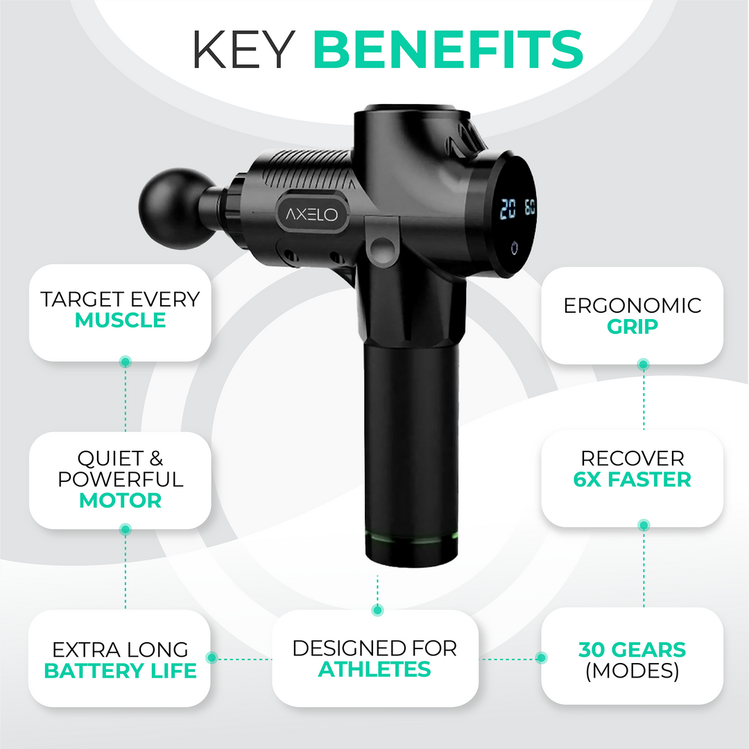 Massagepistole | Massage Gun mit 30 Geschwindigkeitsstufen für Muskelregeneration