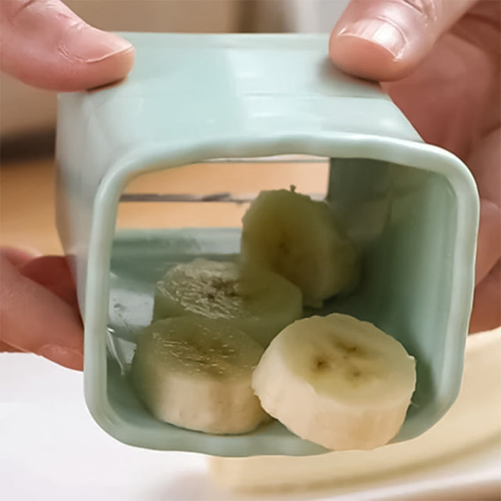SchnitteBecher™ Lebensmittel mühelos schneiden