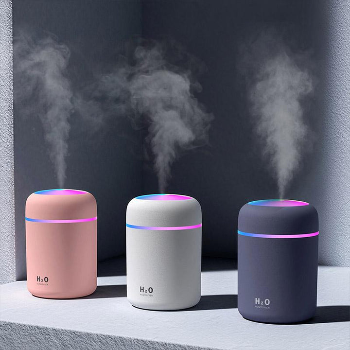 Luftbefeuchter | Tragbarer Ultraschall-Duftdiffusor mit Nano-Zerstäubung, USB-Anschluss und leisem 36-dB-Betrieb