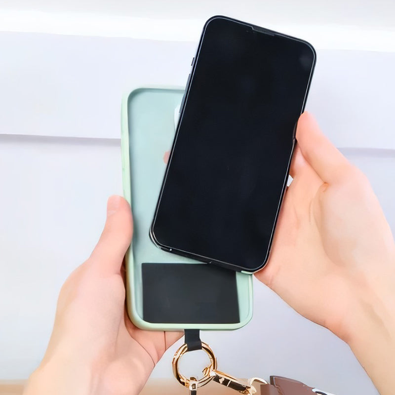 SecureKeyBand™ Phone Strap with Zipper Pocket