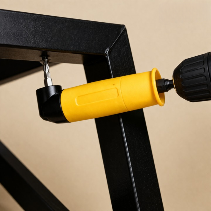 Winkelbohrer-Adapter 105° für enge Stellen | 1/4" Sechskant kompatibel &amp; magnetisch | rostfreier 45er Stahl | 60/140 mm