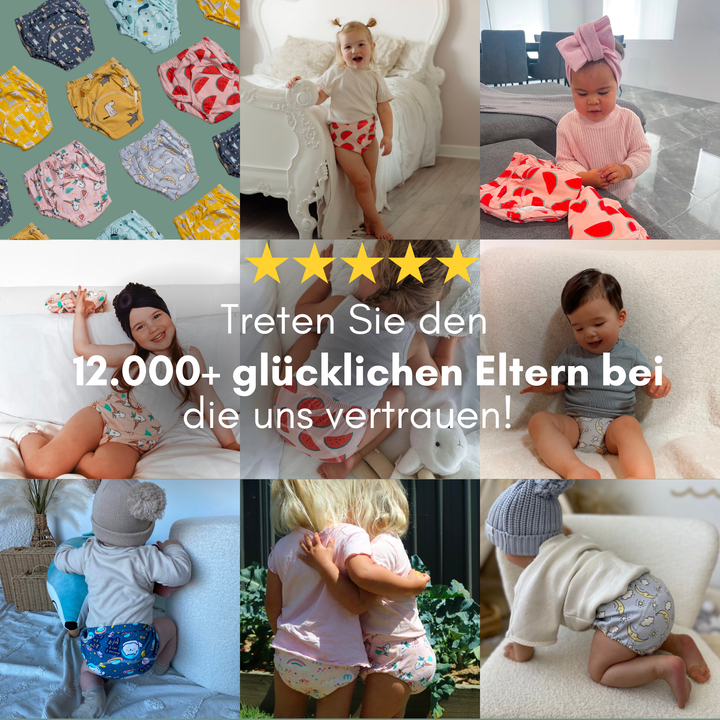 TöpfchenHosen™ Trainingspants | Weich &amp; Auslaufsicher | Fördert selbstständiges Töpfchentraining (1+1 GRATIS)